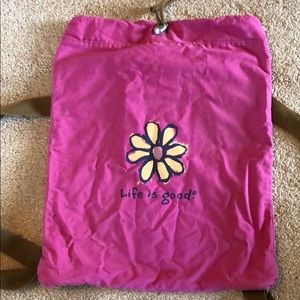 Life is good back pack